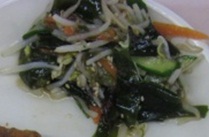 上越市立牧小学校　簡単給食レシピ　海藻の中華和え
