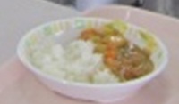 上越市立牧小学校　簡単給食レシピ　豚肉と大豆のカレーライス