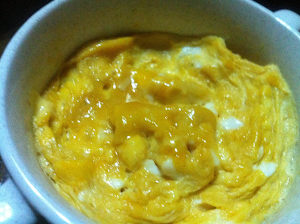 レンジで玉子焼き♪