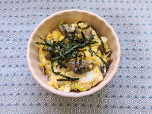 焼き鳥の缶詰で作る！親子丼